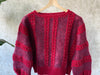 1980s Mohair Balloon Sleeve Ribbon Sweater