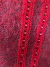 1980s Mohair Balloon Sleeve Ribbon Sweater