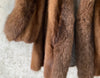1980s Puff-Shoulder Fur Coat