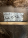 1980s Puff-Shoulder Fur Coat