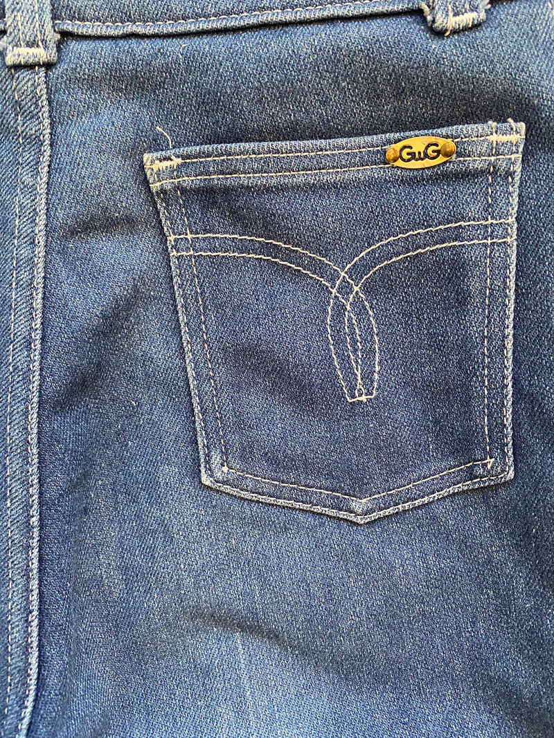 1970s High Waisted Jeans