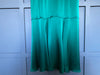 1980s Emerald Green Satin Dress w/ Sash