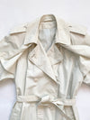 1980s Cream Trench Coat