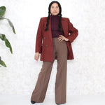 1980s Boxy Plaid Blazer