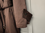 1980s Striped Wool Trench