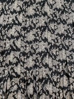 1980s Big Collar Silk Dress