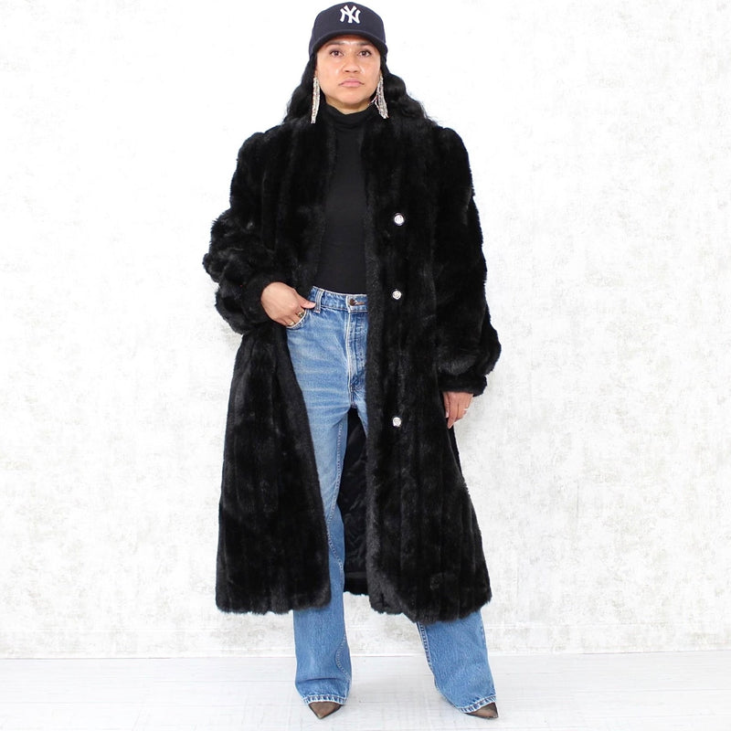 1980s Faux Fur Teddy Bear Coat