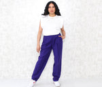 1980s Purple Wool Trousers
