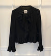 Vintage Designer Ruffle Blazer