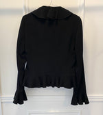 Vintage Designer Ruffle Blazer