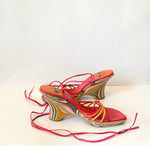 Vintage Strappy Stuart Weitzman Wedge Sandals