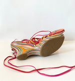Vintage Strappy Stuart Weitzman Wedge Sandals