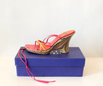 Vintage Strappy Stuart Weitzman Wedge Sandals