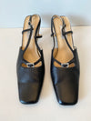 Square Toe Slingbacks by Lewre