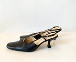 Square Toe Slingbacks by Lewre