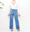 1980s Victorian Style Chiffon Blouse