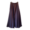 1980s Brown Satin Maxi Skirt