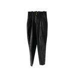 ON HOLD...1980s High Waisted Leather Trousers