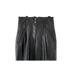 ON HOLD...1980s High Waisted Leather Trousers