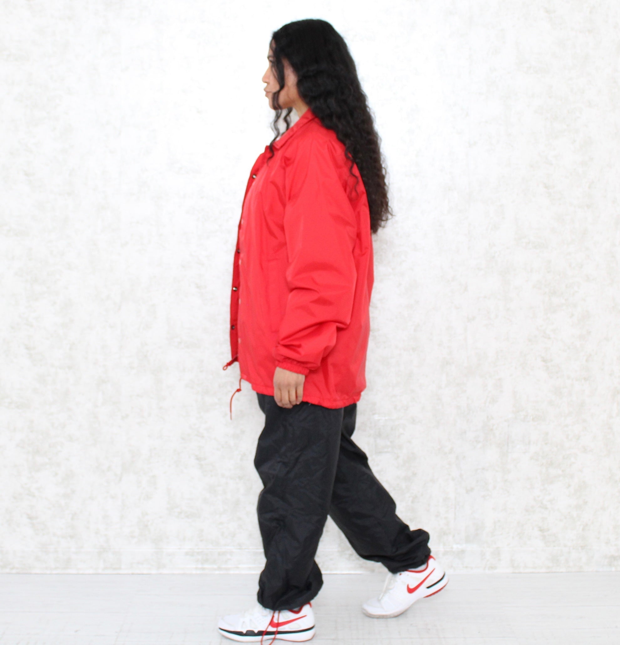 TEN COACH JKT RED L』 1980s Retro Coach Jacket – TELL THEM