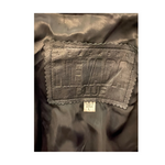 1980s Gold Stud Leather Jacket with Buckle