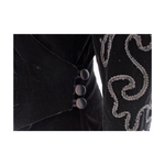 1980s Puff-Shoulder Velvet Blazer