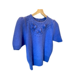 1950s Beaded Angora Sweater