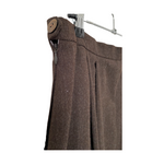 1970s Wool Skirt with Embroidered Side Slits