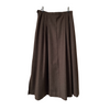 1970s Wool Skirt with Embroidered Side Slits