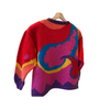 1980s Abstract Print Sweater
