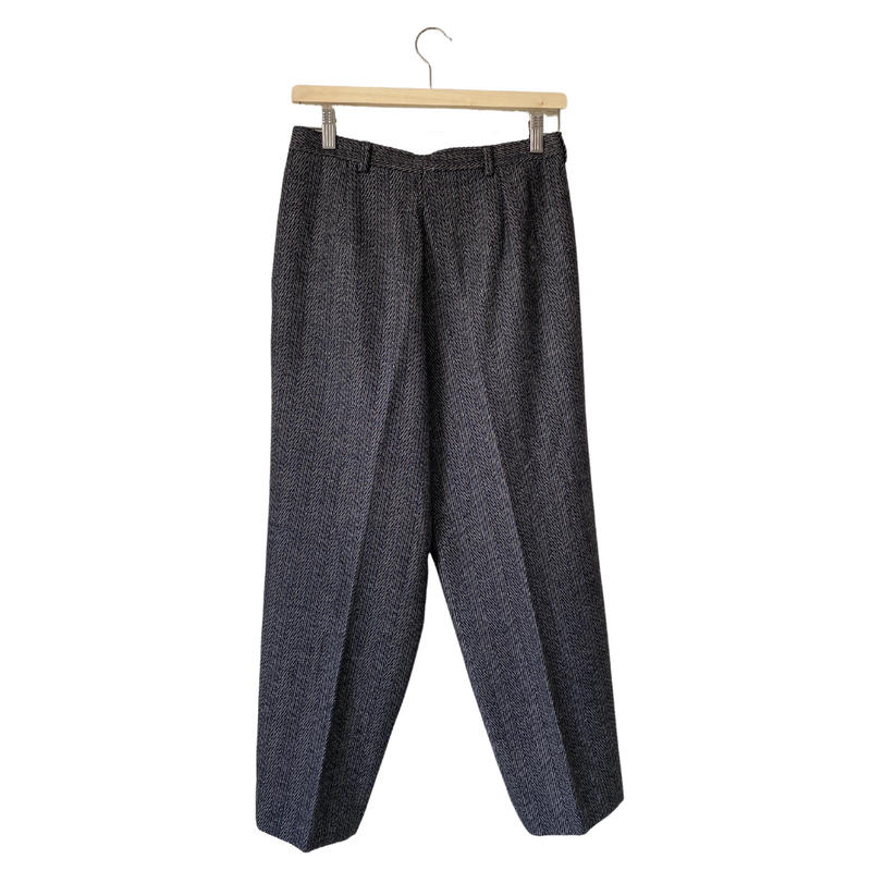 1980s Grey Wool Trousers