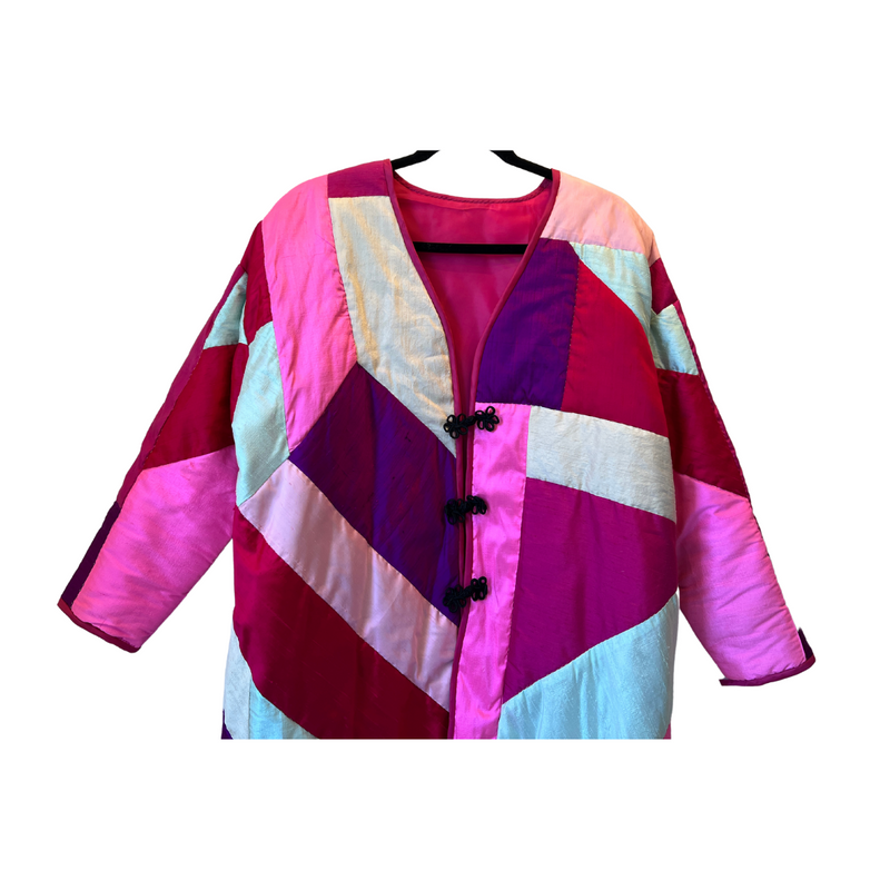 1970s Silk Patchwork Jacket