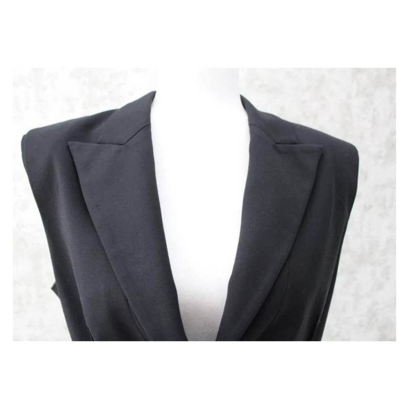 1980s Structured Waistcoat with Belt