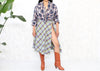 1970s Plaid Wrap Skirt