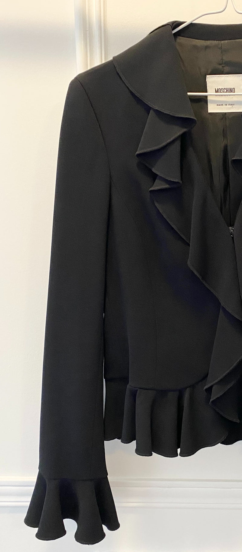 Vintage Designer Ruffle Blazer