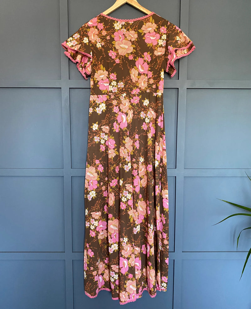 1970s Batwing House Dress