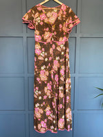 1970s Batwing House Dress