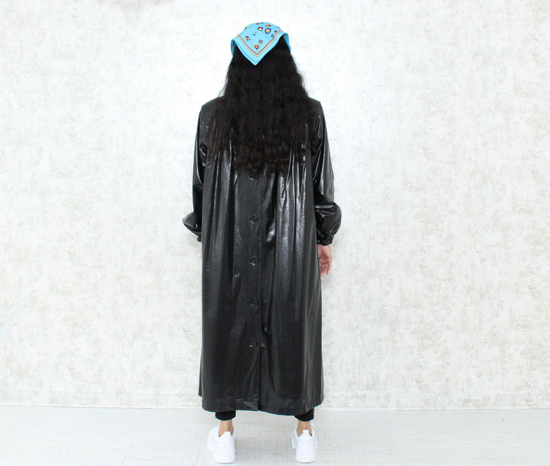 1980s Vinyl Babydoll Coat