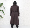 1980s Striped Wool Trench