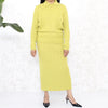 1980s Knit Sweater Skirt Set
